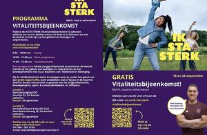 Gratis vitaliteitsbijeenkomst op 18 september bij KDO